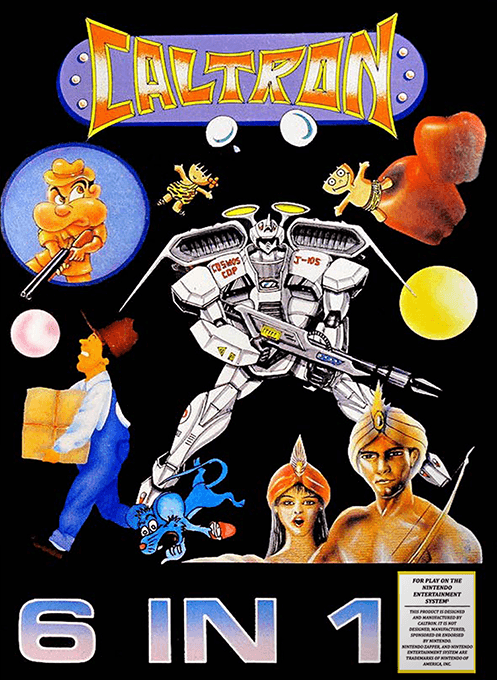 6-in-1 original box art cover