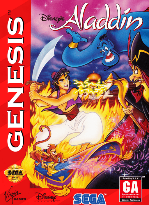 Aladdin 2 original box art cover