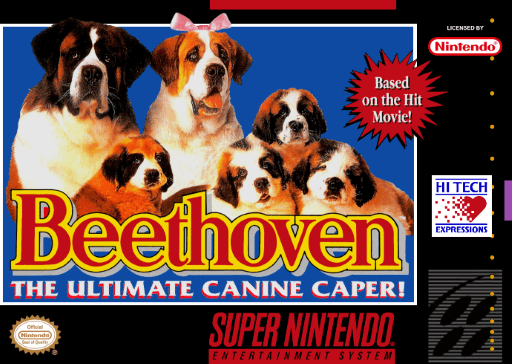 Beethoven's 2nd original box art cover