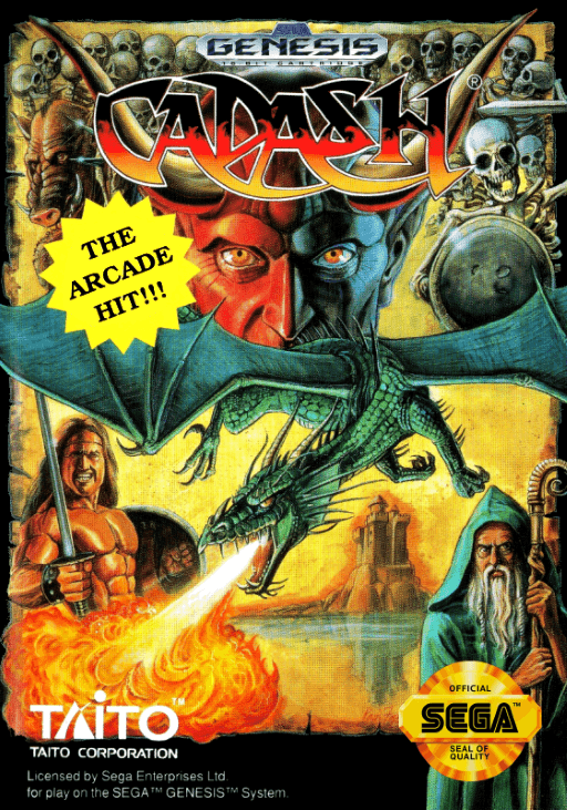 Cadash original box art cover