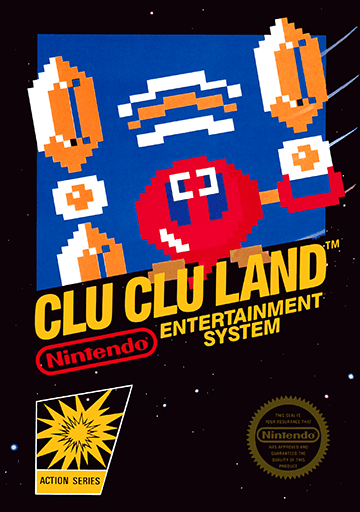 Clu Clu Land original box art cover