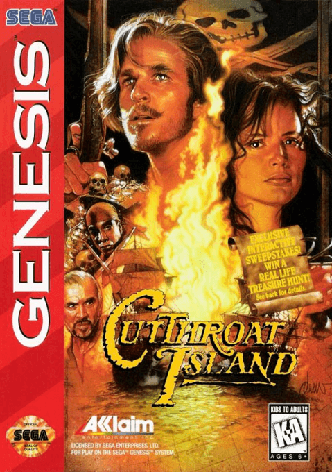 CutThroat Island original box art cover