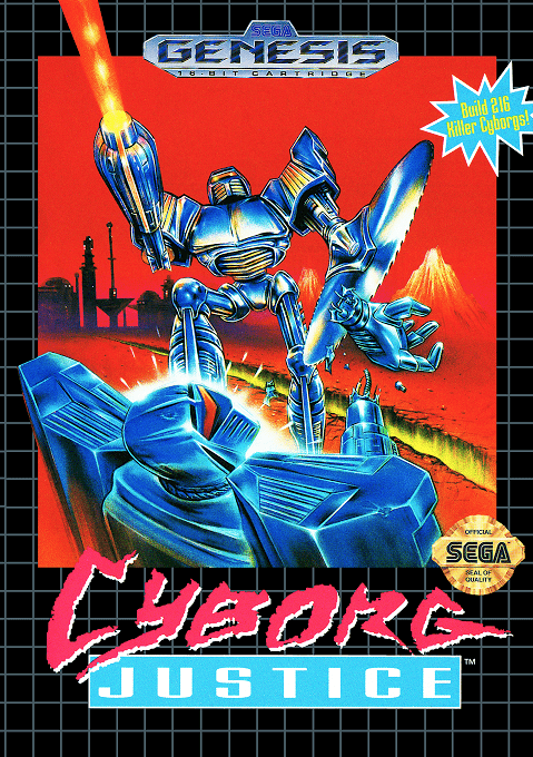 Cyborg Justice original box art cover