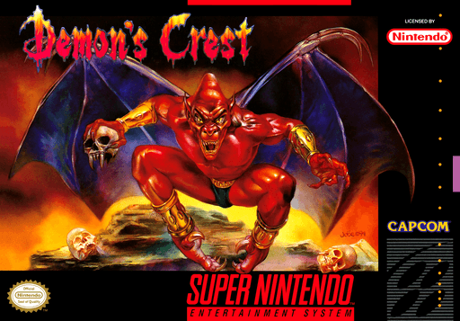 Demon's Crest original box art cover