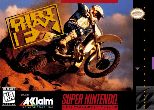 Dirt Trax FX original box art cover
