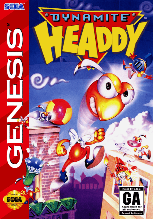 Dynamite Headdy original box art cover