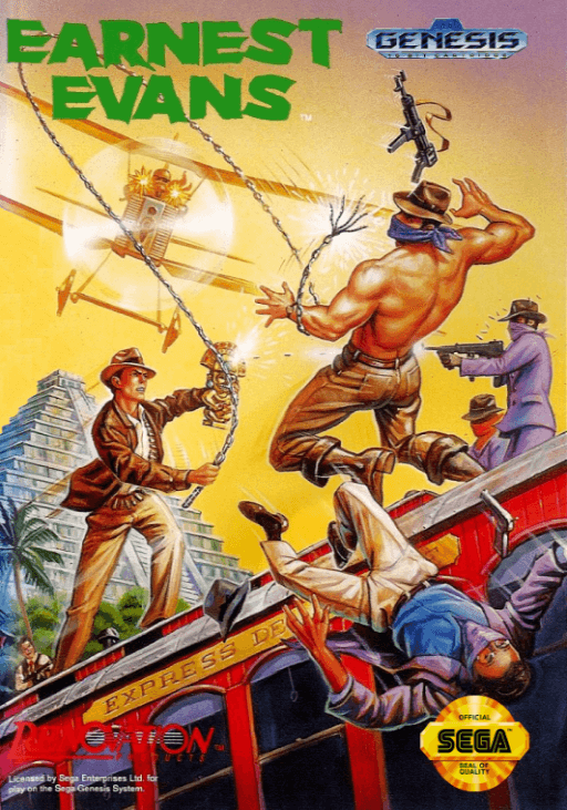 Earnest Evans original box art cover