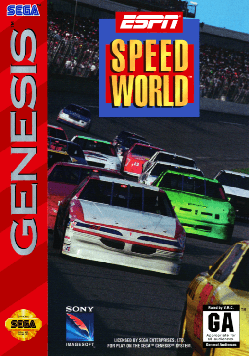 ESPN Speed World original box art cover