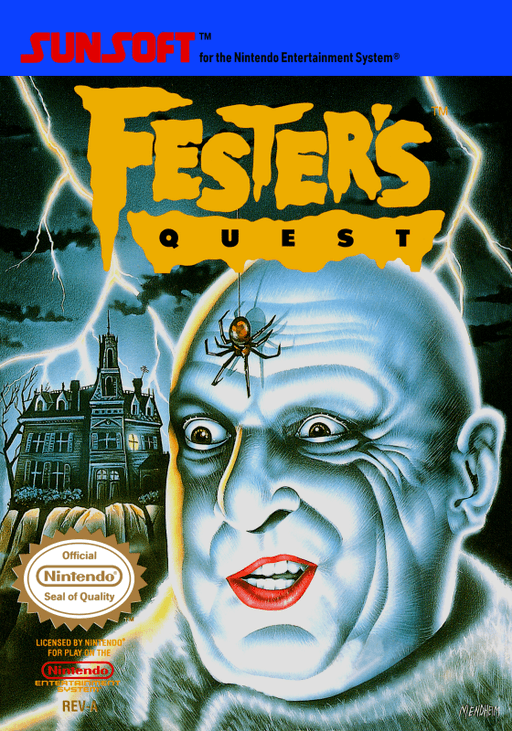 Fester's Quest original box art cover