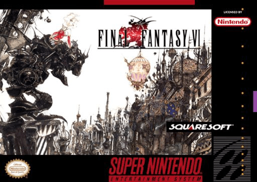 Final Fantasy 6 original box art cover