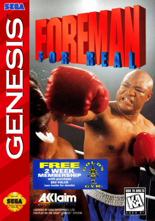 Foreman for Real original box art cover