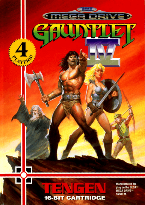 Gauntlet 4 original box art cover
