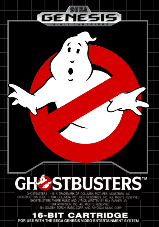 Ghostbusters original box art cover