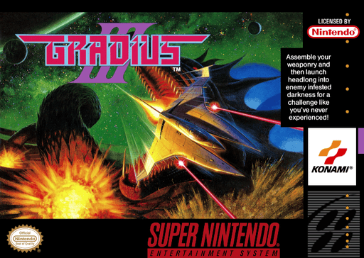 Gradius 3 original box art cover