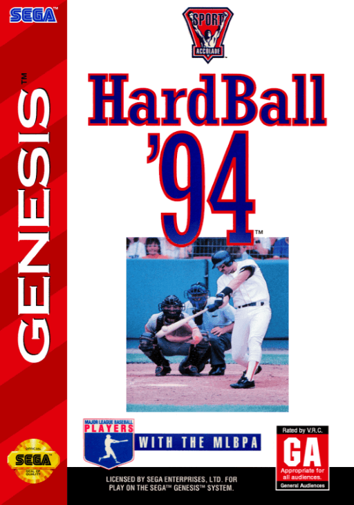 HardBall '94 original box art cover