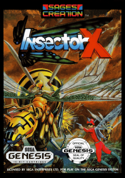 Insector X original box art cover