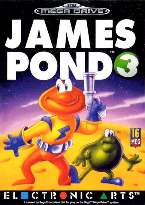 James Pond 3 original box art cover