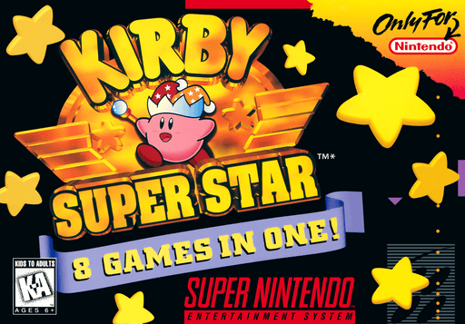 Kirby Super Star original box art cover