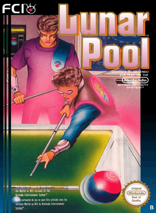 Lunar Pool (Europe) original box art cover
