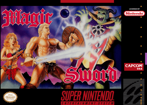 Magic Sword original box art cover