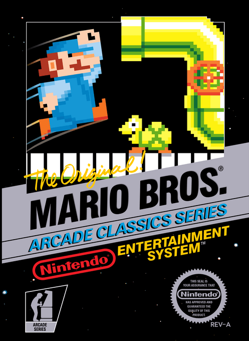Mario Bros original box art cover