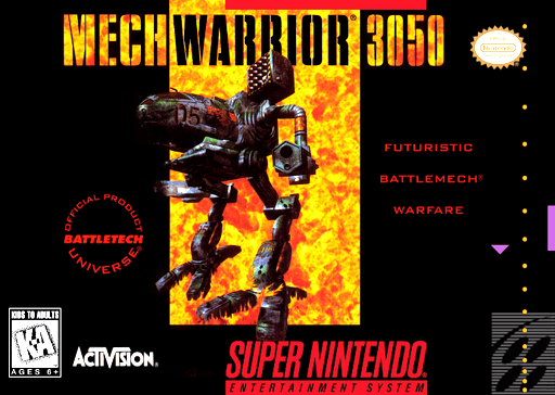 Mechwarrior 3050 original box art cover