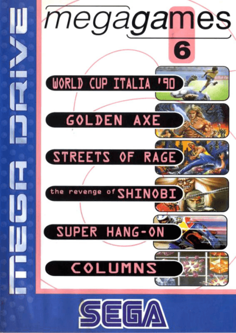 Mega Games 6 original box art cover