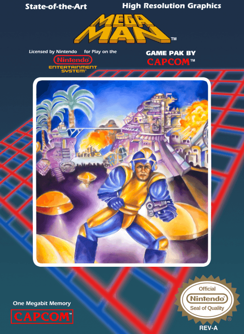 Mega Man (Europe) original box art cover