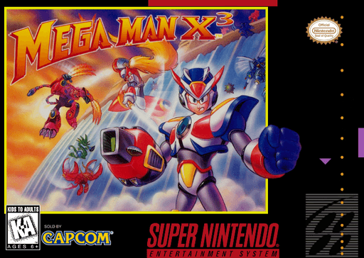 Mega Man X 3 original box art cover