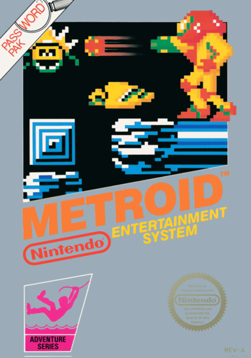 Metroid original box art cover