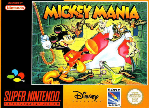 Mickey Mania original box art cover