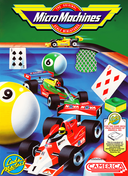 Micro Machines original box art cover