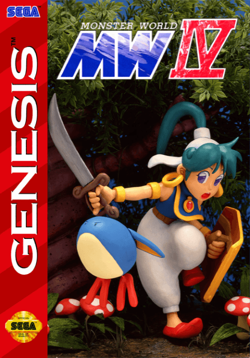 Monster World 4 original box art cover