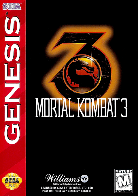 Mortal Kombat 3 original box art cover