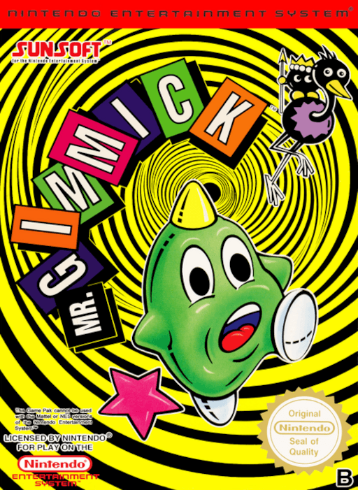 Mr. Gimmick original box art cover