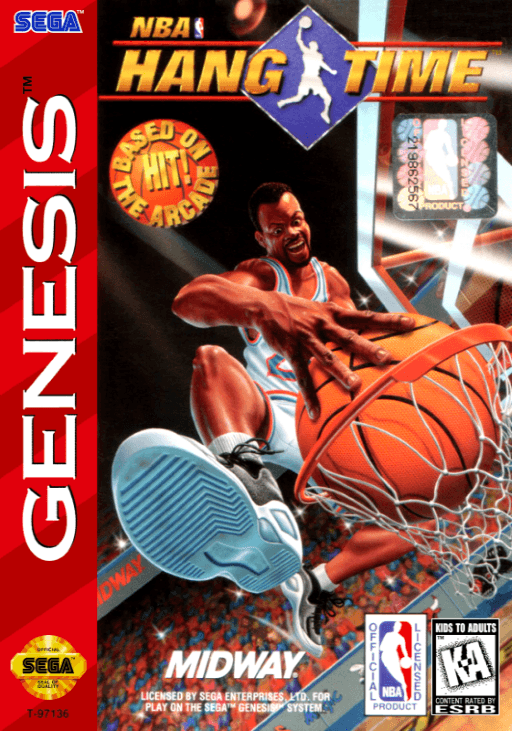 NBA Hang Time original box art cover