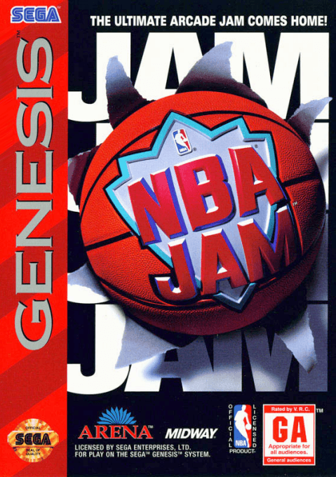NBA Jam original box art cover