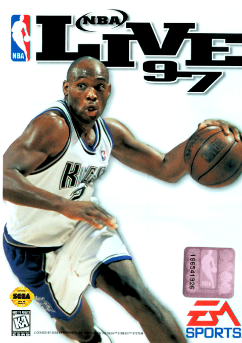 NBA Live 97 original box art cover