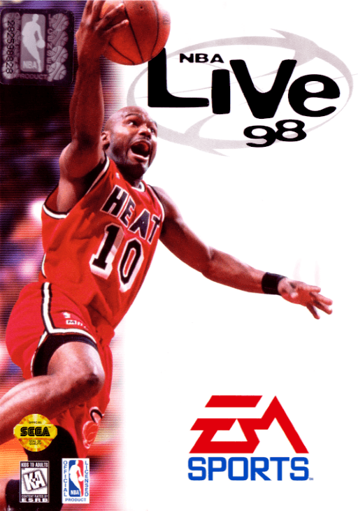 NBA Live 98 original box art cover