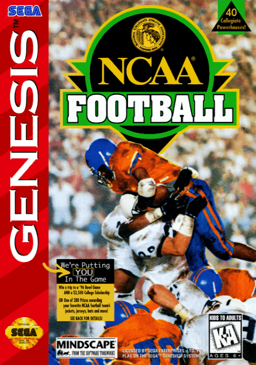 NCAA Football original box art cover