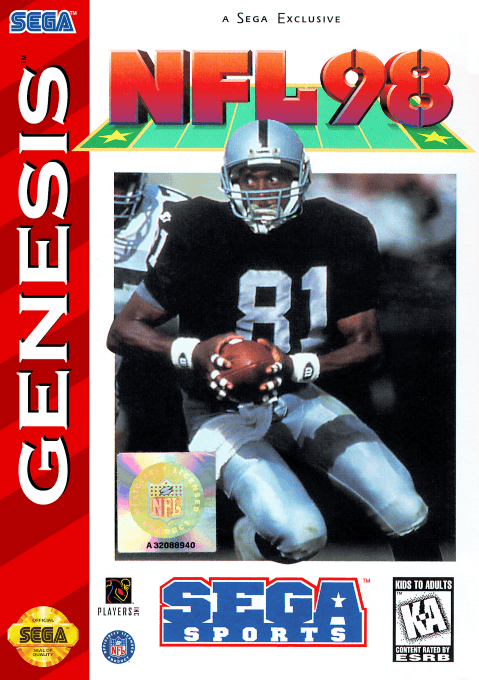 NFL 98 original box art cover