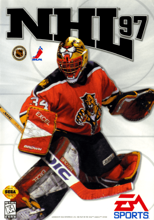 NHL 97 original box art cover
