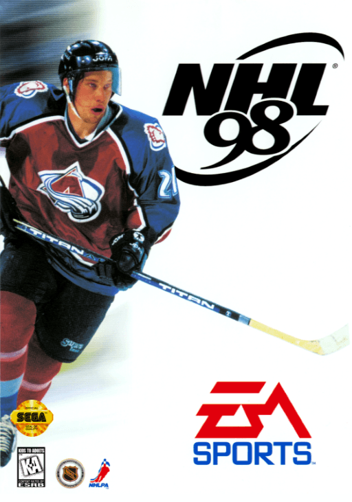 NHL 98 original box art cover
