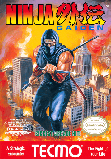 Ninja Gaiden original box art cover
