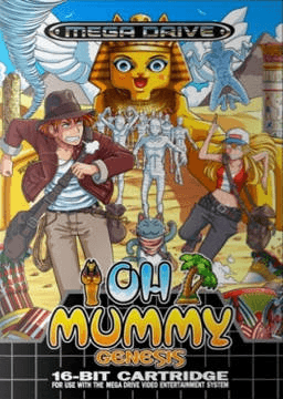 Oh Mummy Genesis original box art cover