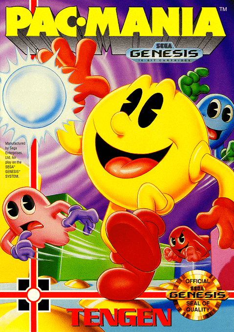 Pac-Mania original box art cover