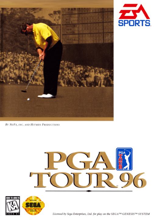 PGA Tour 96 original box art cover
