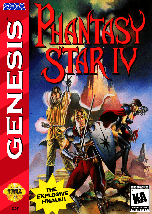 Phantasy Star 4 original box art cover