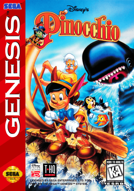 Pinocchio original box art cover