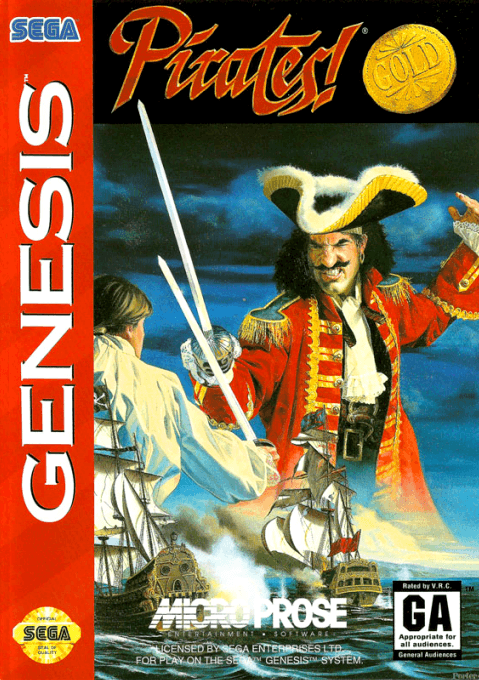 Pirates! Gold original box art cover